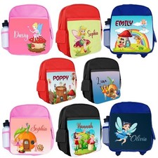 Mochila personalizada qualquer nome design de fada meninos meninas crianças bolsa escolar 1 comprar usado  Enviando para Brazil