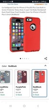 Red black iphone for sale  Euless