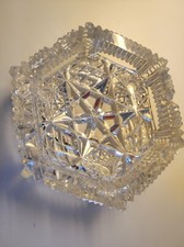 Portacenere posacenere cristal usato  Torino