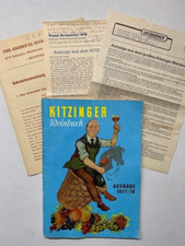 Altes kitzinger weinbuch gebraucht kaufen  Stelle