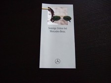 Mercedes prospekt sonnenbrille gebraucht kaufen  Kasbach-Ohlenberg, Hausen, Dattenbg.