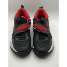 Tênis Nike infantil preto-vermelho grau escola equipe agitação com cadarço D11 tamanho 4Y comprar usado  Enviando para Brazil