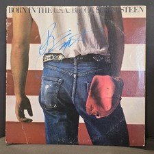 Bruce Springsteen assinado LP Nascido nos EUA 1985 RL Mastedisk, Original, Vintage, usado comprar usado  Enviando para Brazil