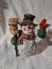 Figur schneemann weihnachten gebraucht kaufen  Korb