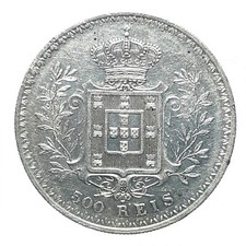 Portogallo 500 reis usato  Aosta