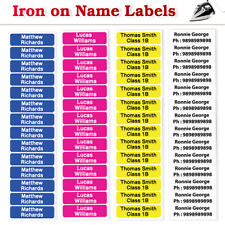 Iron name labels for sale  BOLTON