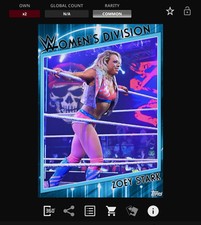 Usado, DIGITAL Topps WWE Slam 21 DIVISÃO FEMININA Azul - ZOEY STARK comprar usado  Enviando para Brazil