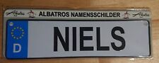 Namensschild niels albatros gebraucht kaufen  Leverkusen