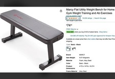 Versatile flat bench for sale  El Paso