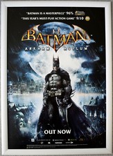 Usado, Pôster promocional Batman Arkham Asylum RARO PS3 PC XBOX 360 42cm x 59cm comprar usado  Enviando para Brazil