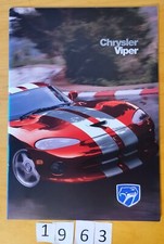 CHRYSLER VIPER GTS COUPE Prospectus + technique 24+6 pages Fr 04/1998 DODGE comprar usado  Enviando para Brazil
