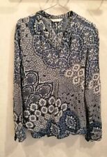 Blouse bleue viscose d'occasion  Bourg-de-Thizy