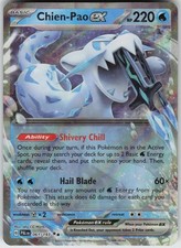 Holo Foil Chien-Pao ex 061/193 duplo raro SV02: Paldea Evolved comprar usado Holo Foil Chien-Pao ex 061/193 duplo raro SV02: Paldea Evolved comprar usado  Enviando para Brazil