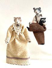 DUAS BONECAS GATO BRINQUEDO EM MINIATURA FEITAS À MÃO - UM MENINO E UMA MENINA comprar usado  Enviando para Brazil