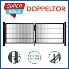 Doppeltor metall zweiflügelto gebraucht kaufen  Horka