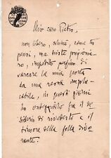 Gabriele annunzio lettera usato  Italia