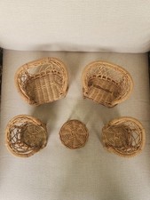 Pieces vintage wicker for sale  Titusville
