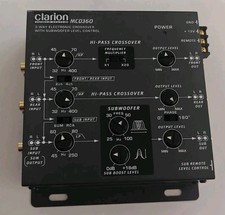 CLARION MCD360 3 VIAS ENTRADA 6 CANAIS CROSSOVER ELETRÔNICO COM SAÍDAS RCA 5 VOLTS comprar usado  Enviando para Brazil
