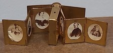 Moldura antiga em miniatura para livro de acordeão Ormolu Erhard & Sohne, usado comprar usado  Enviando para Brazil