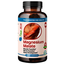 Suplemento TrueMed magnésio malato ácido málico suporte muscular 1350mg 90 cápsulas, usado comprar usado  Enviando para Brazil