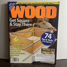 Wood Magazine July 2007 Get Square & Stay There Plus 6 Easy Projects comprar usado  Enviando para Brazil