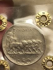 Centesimi 1925 leoni usato  Roma