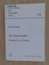 Das Opernschaffen - Gottfried von Einems Lezak, Konrad: na sprzedaż  Wysyłka do Poland