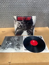 Motley Crue Too Fast For Love 1982 LP Vinyl Record Lyric Sleeve Insert comprar usado  Enviando para Brazil