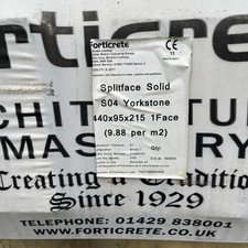 Forticrete blocks job for sale  KEIGHLEY