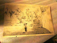 1928 political cartoon for sale  Manchester