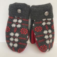 Suéteres feitos à mão 100% lã luvas up-cycled forro de lã um de um tipo aconchegante comprar usado  Enviando para Brazil