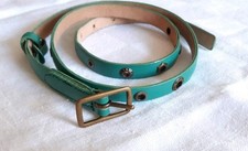 Ceinture cuir turquoise d'occasion Ceinture cuir turquoise d'occasion  Les Ponts-de-Cé