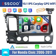 Rádio HD estéreo GPS WiFi tocável + câmera para Honda Civic 2006-2011 carro Carplay comprar usado  Enviando para Brazil
