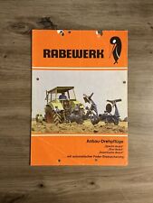 Rig rabewerk prospekt gebraucht kaufen  Voerde (Niederrhein)