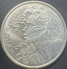 2021 Freedom Girl Silver Shield moeda redonda de prata 1 oz .999 prata fina EM ESTOQUE comprar usado  Enviando para Brazil