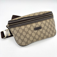 Bolsa de cintura GUCCI bolsa de ombro GG supreme autêntica 0037 comprar usado  Enviando para Brazil