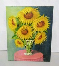 Quadro vintage girasoli usato  Mugnano di Napoli