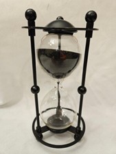 Minute hourglass black for sale  Middlebury