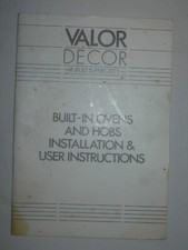 Fornos e fogões embutidos Valor Decor manual de instruções do usuário de instalação comprar usado  Enviando para Brazil