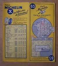 Carte michelin carcassonne d'occasion  Grancey-le-Château-Neuvelle