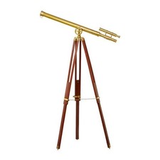 Telescópio decorativo tripé náutico vintage bronze vidro espião com acabamento polonês comprar usado  Enviando para Brazil