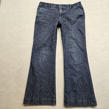 Calça jeans feminina vintage Y2K Gap quadril 10 tornozelo azul cintura média perna alargada 33x28 comprar usado  Enviando para Brazil