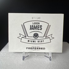 2013-14 Panini Preferred LEBRON JAMES Game-Worn Jersey Booklet /149 - Miami Heat, usado comprar usado  Enviando para Brazil