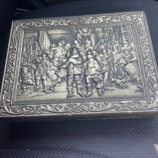 Metal biscuit tin for sale  HARTFIELD