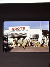 1972 Lancaster PA Roots Country Market & Auction cabine telefônica 35mm slide, usado comprar usado  Enviando para Brazil