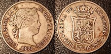 Espagne isabel centesimos d'occasion  Gallardon