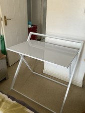 White folding desk for sale  ASHFORD