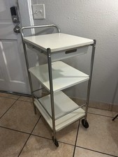 Carro utilitario vintage de metal Ikea de 3 niveles barra cocina segunda mano  Embacar hacia Mexico