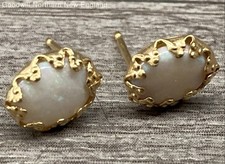 opal 14k earrings stud gold for sale  Gorham