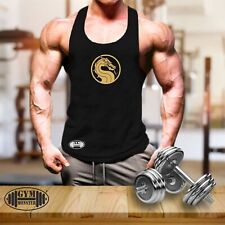 Regata masculina Dragon Vest roupas de ginástica musculação treino exercício MMA, usado comprar usado  Enviando para Brazil